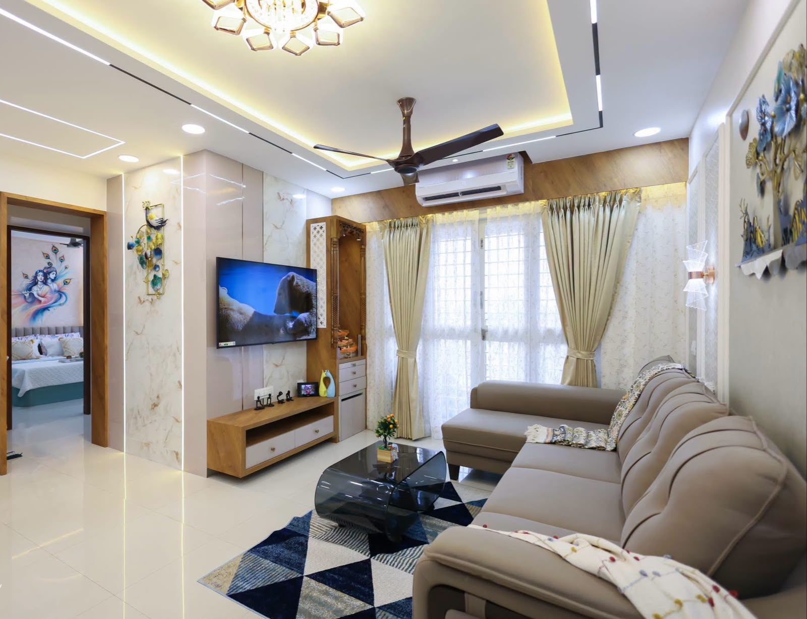 A finished living room, ready for its family